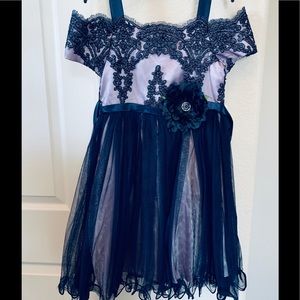 Blue Gorgeous Girl’s Party Dress, NWT, Size 7